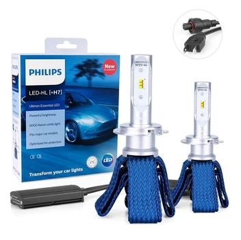 Автомобильные светодиодные лампы с цоколем H7 6000K Philips 11972UEPX2 (02763)