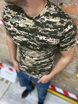 Армейская футболка пиксель L