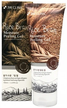 Пілінг-скатка 3W Clinic Moisture Peeling Gel Rice Bran з бурим рисом 180 мл (8809553100128)