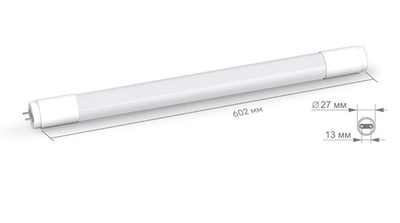 LED лампа TITANUM T8 10W 0.6M 6500K TL-T8-10066