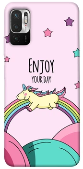 TPU чохол Demsky Enjoy your day для Xiaomi Redmi Note 10 5G / Poco M3 Pro