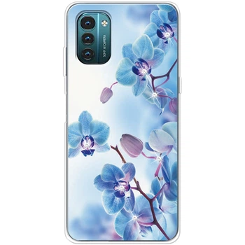 Силиконовый чехол BoxFace Nokia G21 Orchids (44290-rs16)