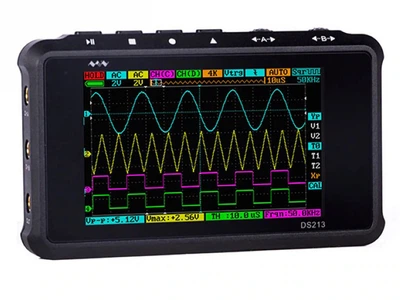 Міні осцилограф Digital DSO213 4-х канальний Цифровий Чорний (1007-266-00)
