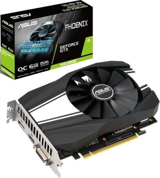 Видеокарта GeForce GTX 1660 Super 6GB GDDR6 Phoenix OC Asus (PH-GTX1660S-O6G)