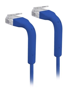Патч-корд Ubiquiti UniFi, 0.22M, Cat6, Синій 1 шт (UC-Patch-RJ45-BL)