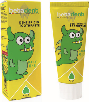 Зубна паста Betadent Baby Pear 0-3 75 мл (803009300261)