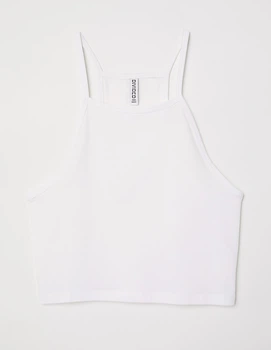Топ H&M Ж1084913 (03772779А) колір білий XL