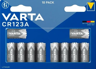Батарейка Varta CR 123A Lithium BLI 10 шт