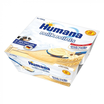 Пудинг манний Humana Baby Griessbrei Vanille Ваніль 4 х 100 г