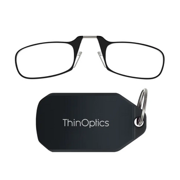 Очки для чтения Thinoptics 2.50, черные / Брелок для ключей (KCB2.5B)