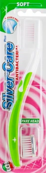 Зубна щітка "Silver Care Plus" м'яка, салатова - Silver Care (586309-5152)