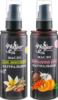 Подарочный набор для массажа и интимного ухода - Mayur (b/oil/120ml + intim/oil/120ml) (593381-2438)