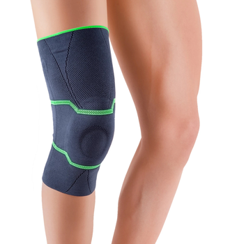 Бандаж колінний з силіконовим кільцем та ребрами жорсткості Genucare Comfort C розмір XL(6910-XL)