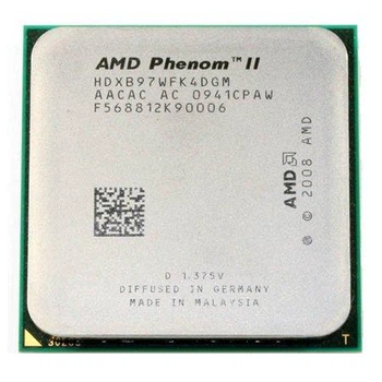 Процессор AMD Phenom II X4 B97 (HDXB97WFK4DGM) (Socket AM3, T, 3200 МГц), б/в