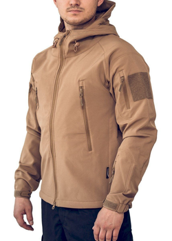Тактическая мужская куртка Куртка Texar Softshell, койот XXL