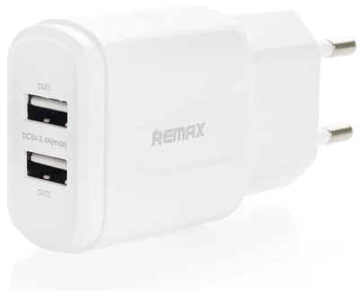 Cетевое зарядное устройство Remax RP-U22m-White