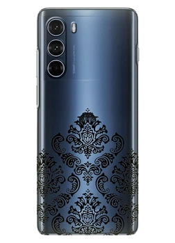 Прозрачный силиконовый чехол iSwag для Motorola G200 с рисунком - Мандала (ISMG20026)