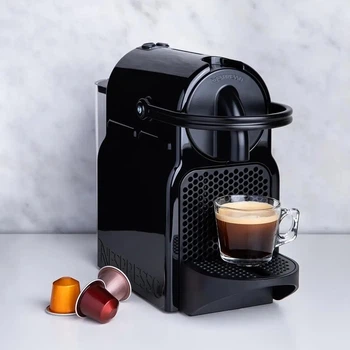 Капсульна кавоварка Nespresso Nespresso Inissia D40/EN80.B BLACK (чорна) 19 бар