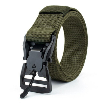 Ремінь тактичний Assault Belt AB-M16 з магнітною пряжкою 125 см Green (3_00342)