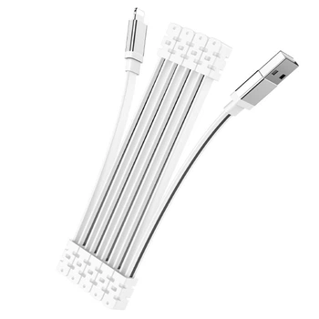 Кабель Hoco U103 USB to Lightning 1m белый