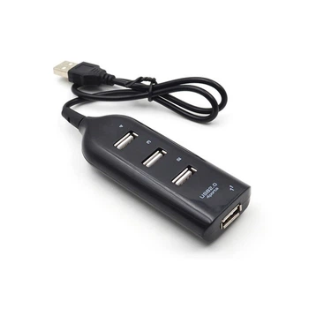 USB Hub 4 порта 1 m чёрный