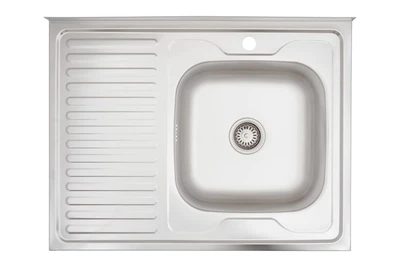 Кухонная мойка KRONER (KRP) Dekor-6080R D0.6T160