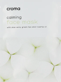 Маска для лица с экстрактом зеленого чая - Croma Face Mask Green Tea 1x25ml (1005789-26366)