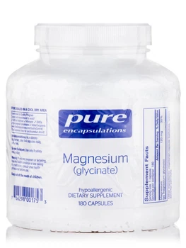 Магній Гліцинат Pure Encapsulations (Magnesium Glycinate) 120 мг 180 капсул