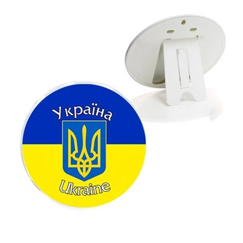 Рамка на підставці "Україна" (діаметр: 6 см) (UKR197) (UKR197)