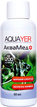 Aquayer Аквамед против грибков, бактерий, вирусов, 60 мл