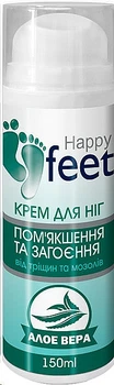 Крем для ног від тріщин і мозолів з алоє віра "Пом'якшення та загоєння" - Enjee Happy Feet 150ml