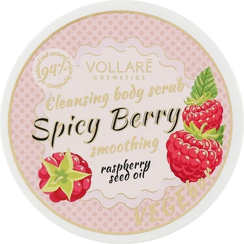 Очищающий пилинг для тела - Vollare Cleansing Body Scrub Spicy Berry 200ml (1043562-47180)