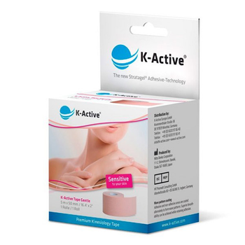 Кінезіо тейп Gentle K-Active 5 см х 5 м 1 шт.