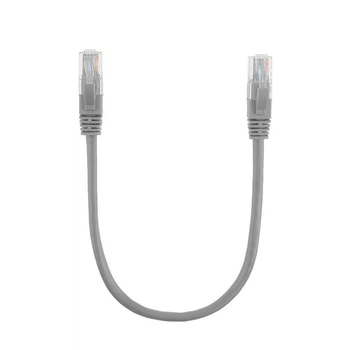 Патчкорд литой Ritar cca utp rj45 категория 5e длина 03 метра серый сетевой кабель