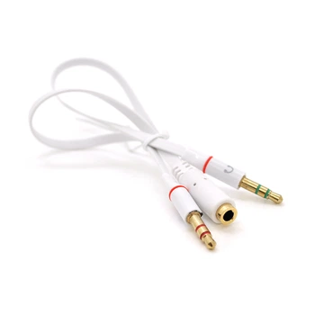 Сплиттер Jack 3.5 (мама ) 2 pin =>2*Jack 3.5(папа)