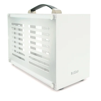 Корпус PCCOOLER T100mini - 0.4mm SPCC, ITX, 1x3.0 USB, Video card≤300mm, Aluminium, (308x129x197mm),