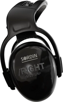 Тактичні навушники шумоподавлюючі пасивні Sordin Left/Right Med Headband Black (62000-04-S)