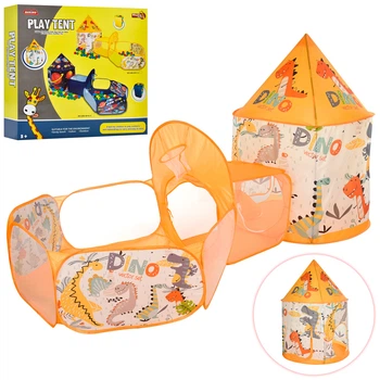 Детская игровая палатка Bambi MR 0634 Динозавр с тоннелем