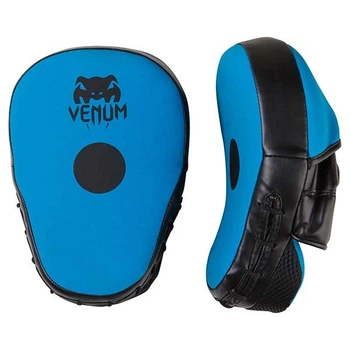 Лапы изогнутые черно-синие Venum DX