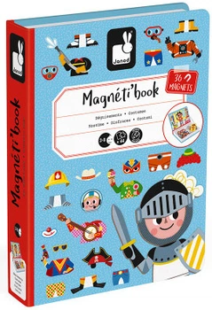 Магнітна книга Janod Вбрання для хлопчика (J02719) (3700217327194)