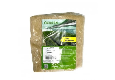 Затеняющая сетка Agreen 95% бежевый (4х10) фасованная 57462
