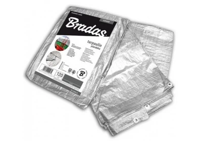 Тент (тарпаулин) Bradas Silver 120 гр/м размер 6 х 8м. - 5685