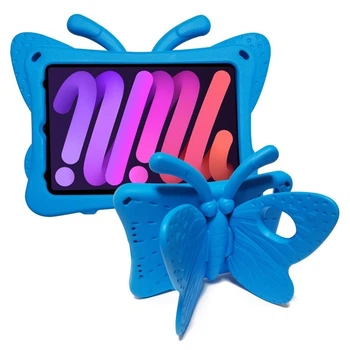 Чехол STR EVA бабочка детский Apple iPad Mini 6 (8.3" экран) Blue