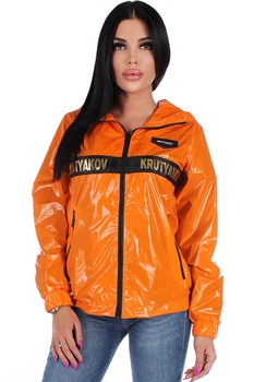 Вітровка жіноча Krutyakov STRIPE CLASSIC XXL помаранчевий 2207735