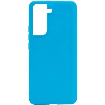 Силіконовий чохол Candy для Samsung Galaxy S21 FE Синій