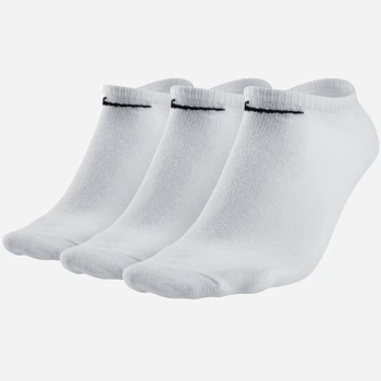 Набор мужских носков коротких хлопковых Nike Value No Show SX2554-101 38-42 (M) 3 пары Белый (659658575653)