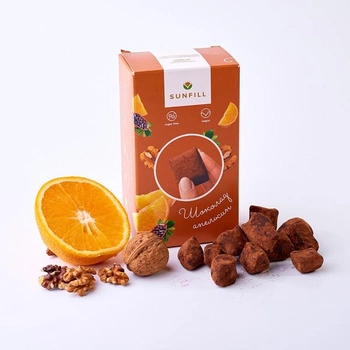 Конфеты Sunfill шоколадно-апельсиновые 150г