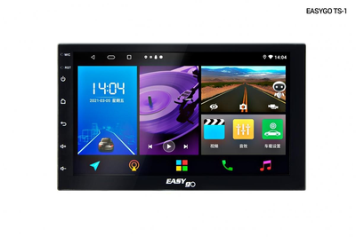 Автомагнітола EasyGo TS-1 2DIN 7" Android 10 2/32Gb DSP