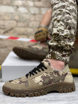 Тактичні військові кросівки піксель/хакі 42 розмір