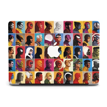 Чехол пластиковый для MacBook Air 13 M1 A2337 Супергерои Marvel Comics
